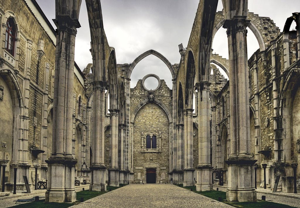 Ruínas do Convento do Carmo, Lisboa.