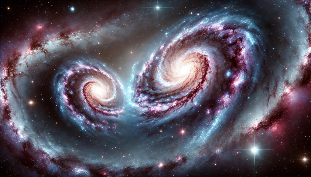 Espaço sideral em alta definição, ilustrando como se deu a criação do Universo segundo o Espiritismo, conciliando Criacionismo e Evolução